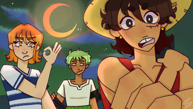 one piece screencap redraw